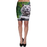 White Tiger Bodycon Skirt