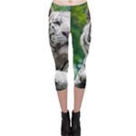 White Tiger Capri Leggings 