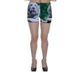 White Tiger Skinny Shorts