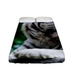 White Tiger Fitted Sheet (Full/ Double Size)