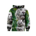 White Tiger Kids  Pullover Hoodie