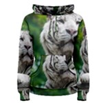 White Tiger Women s Pullover Hoodie