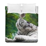 White Tiger Duvet Cover Double Side (Full/ Double Size)