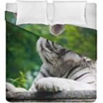 White Tiger Duvet Cover Double Side (King Size)