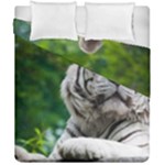 White Tiger Duvet Cover Double Side (California King Size)
