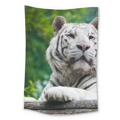 White Tiger Large Tapestry from ArtsNow.com