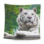 White Tiger Square Tapestry (Large)