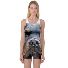 One Piece Boyleg Swimsuit 