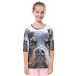 Rotwieller Kids  Quarter Sleeve Raglan Tee