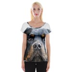 Rotwieller Women s Cap Sleeve Top