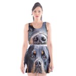 Rotwieller Scoop Neck Skater Dress