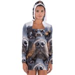 Rotwieller Women s Long Sleeve Hooded T-shirt