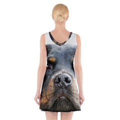 V-Neck Sleeveless Dress 