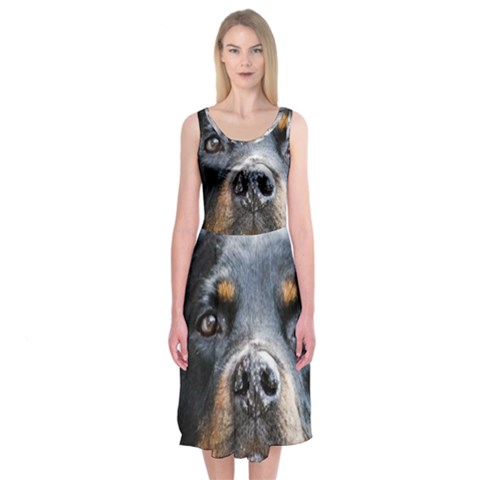Rotwieller Midi Sleeveless Dress from ArtsNow.com