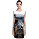 Rotwieller Sleeveless Velvet Midi Dress