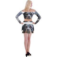 Off Shoulder Top with Mini Skirt Set 