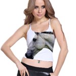 White Horse Spaghetti Strap Bra Top