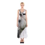 White Horse Sleeveless Maxi Dress
