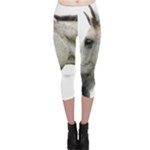 White Horse Capri Leggings 