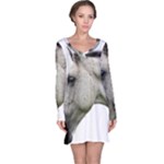 White Horse Long Sleeve Nightdress