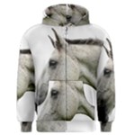 White Horse Men s Zipper Hoodie