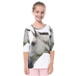 White Horse Kids  Quarter Sleeve Raglan Tee