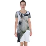 White Horse Short Sleeve Nightdress