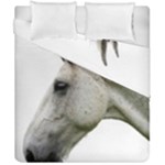White Horse Duvet Cover Double Side (California King Size)