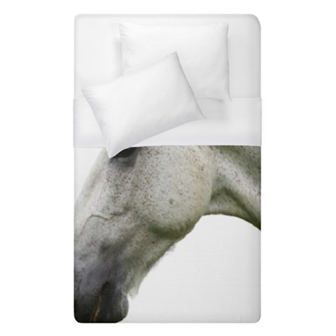 White Horse Duvet Cover (Single Size) from ArtsNow.com