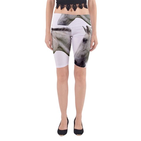 White Horse Yoga Cropped Leggings from ArtsNow.com