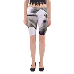 White Horse Yoga Cropped Leggings from ArtsNow.com