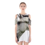 White Horse Shoulder Cutout One Piece