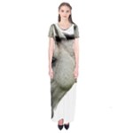 White Horse Short Sleeve Maxi Dress