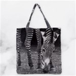 Zebra Grocery Tote Bag