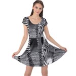 Zebra Cap Sleeve Dress