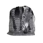Zebra Drawstring Pouch (XL)