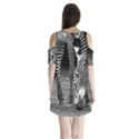 Shoulder Cutout Velvet One Piece 