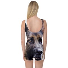 One Piece Boyleg Swimsuit 