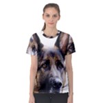German Shepherd Dog Women s Sport Mesh Tee
