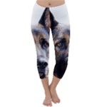 German Shepherd Dog Capri Winter Leggings 