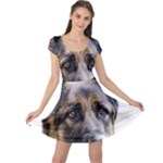 German Shepherd Dog Cap Sleeve Dress