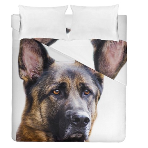 German Shepherd Dog Duvet Cover Double Side (Queen Size) from ArtsNow.com