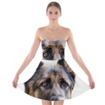 German Shepherd Dog Strapless Bra Top Dress