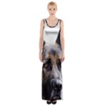 German Shepherd Dog Maxi Thigh Split Dress