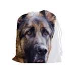 German Shepherd Dog Drawstring Pouch (XL)