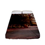 Leo Harrison St Pk  Path 2 Fitted Sheet (Full/ Double Size)