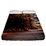 Leo Harrison St Pk  Path 2 Fitted Sheet (Queen Size)