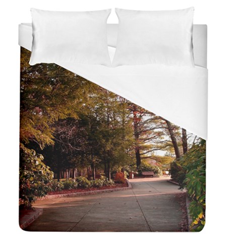Leo Harrison St Pk  Path 2 Duvet Cover (Queen Size) from ArtsNow.com