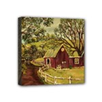Old Red Barn By Ave Hurley - Mini Canvas 4  x 4  (Stretched)