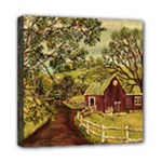 Old Red Barn By Ave Hurley - Mini Canvas 8  x 8  (Stretched)